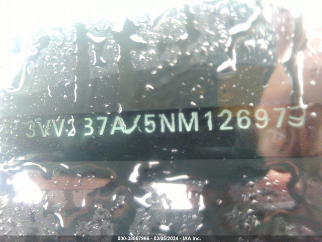 3VV2B7AX5NM126979 Volkswagen Tiguan 2.0t Se
