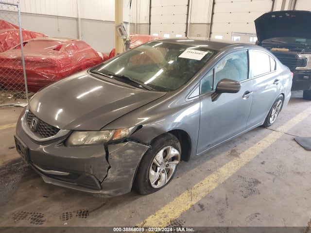 Honda Civic Lx 2014 19XFB2F55EE006748 Image 2