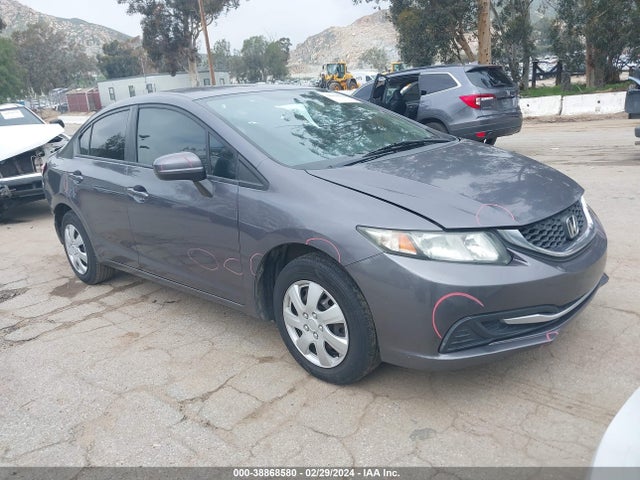 Honda Civic Lx 2014 19XFB2E54EE023977 Image 1
