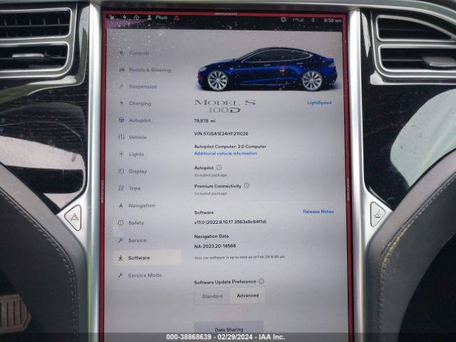 5YJSA1E24HF211026 Tesla Model S 100d/60d/75d/90d/p100d