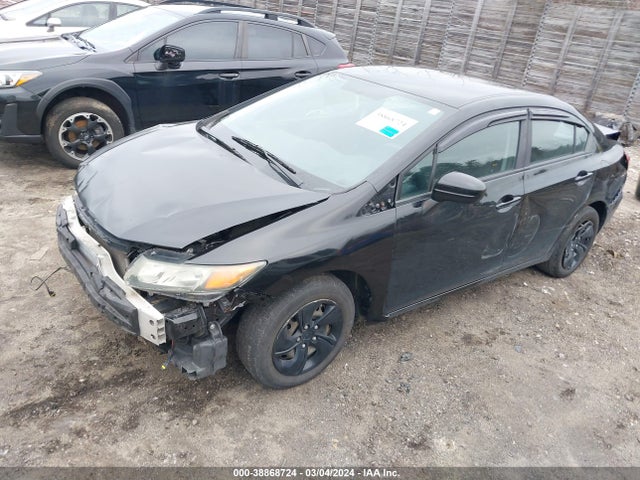 Honda Civic Lx 2014 2HGFB2F55EH539267 Image 2