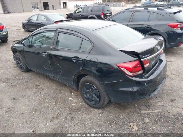 Honda Civic Lx 2014 2HGFB2F55EH539267 Image 3