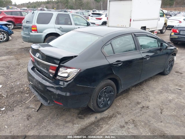 Honda Civic Lx 2014 2HGFB2F55EH539267 Image 4