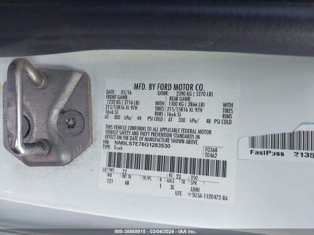 Ford Transit Connect Xl 2016 NM0LS7E76G1283530 Image 9