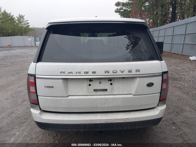 SALGS2VF8FA206745 Land Rover Range Rover 3.0l V6 Supercharged Hse
