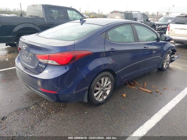 Hyundai ELANTRA SE 2014 5NPDH4AE6EH529281 Image 4