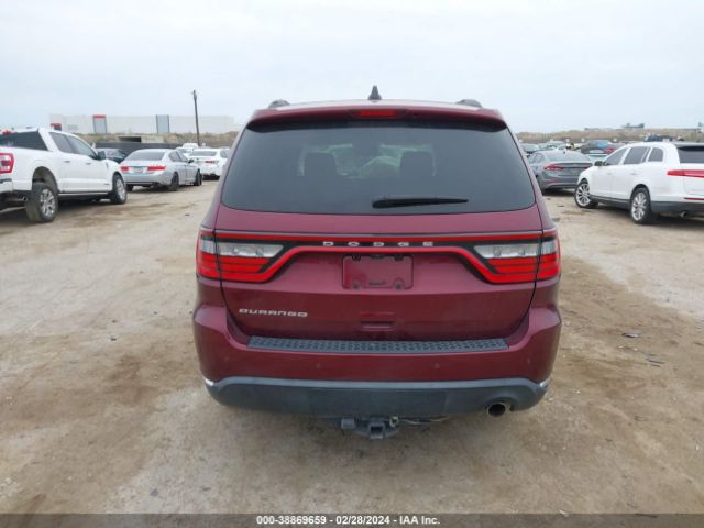 1C4RDHAG9JC247961 Dodge Durango Sxt Rwd