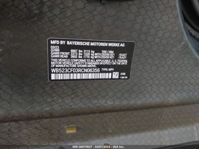 WB523CF03RCN06356 BMW Ix Xdrive50