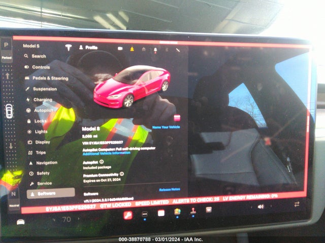 Tesla Model S Dual Motor All-wheel Drive/standard Range 2023 5YJSA1E53PF525937 Image 18