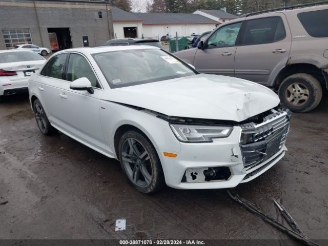 Aukcja sprzedaży 2018 Audi A4 2.0t Premium/2.0t Tech Premium, vin: WAUENAF44JN019949, numer aukcji: 38871078