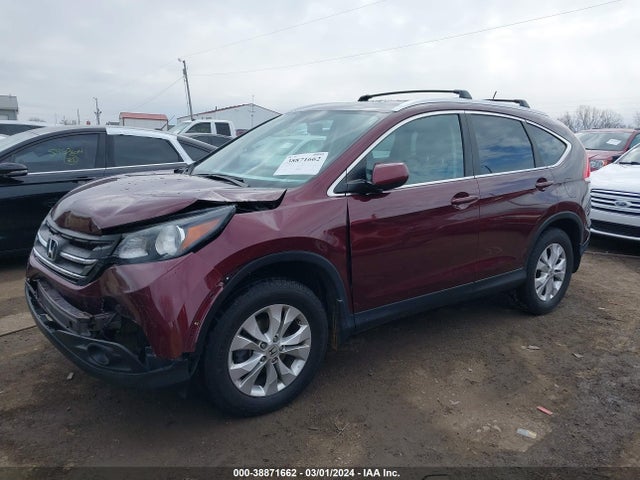 Honda Cr-v Ex-l 2014 5J6RM4H72EL016267 Image 2
