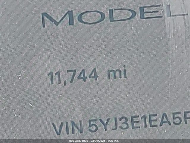 5YJ3E1EA5PF567063 Tesla Model 3 Rear-wheel Drive