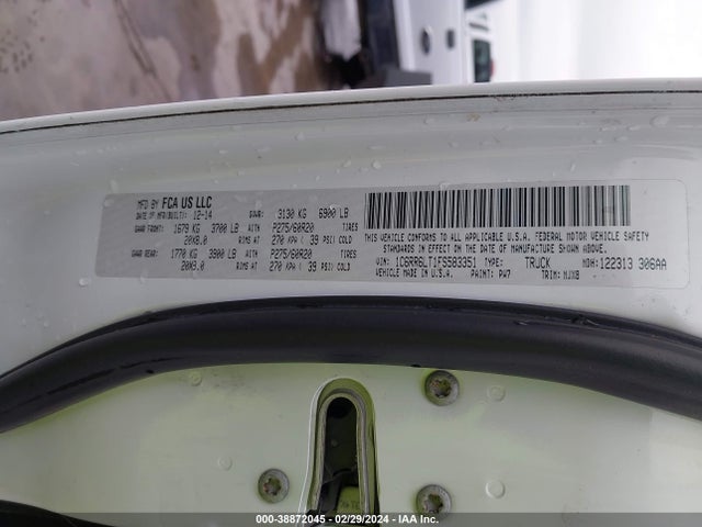 1C6RR6LT1FS583351 RAM 1500 Lone Star