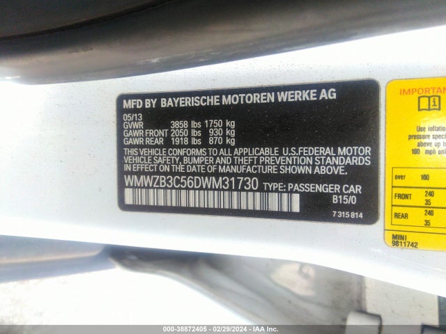 2013 MINI COUNTRYMAN WMWZB3C56DWM31730 Photo 8