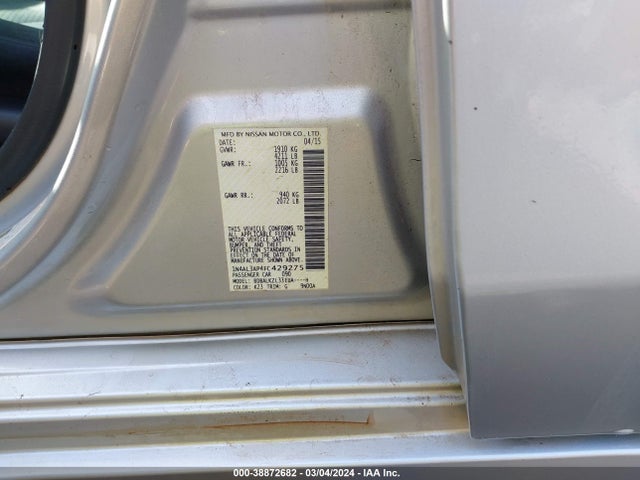 Nissan Altima 2.5 Sv 2015 1N4AL3AP4FC429275 Image 9