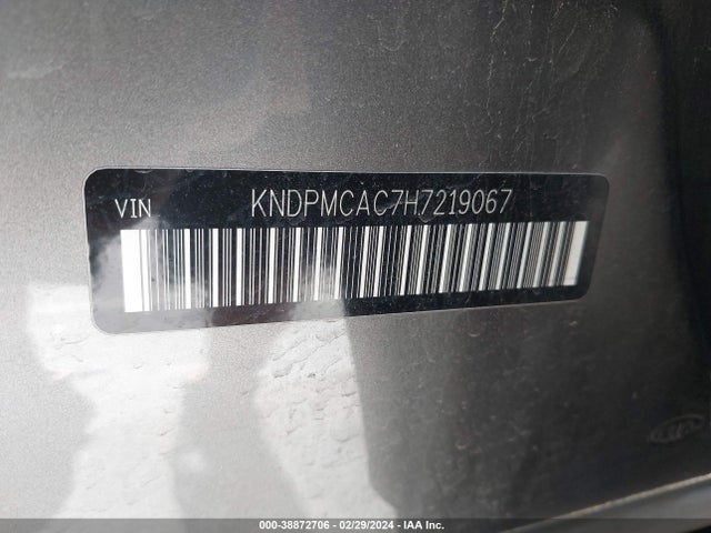 KIA Sportage Lx 2017 KNDPMCAC7H7219067 Image 9