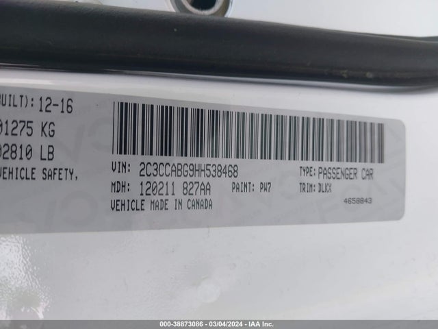 Chrysler 300 300s Alloy Edition 2017 2C3CCABG9HH538468 Image 9