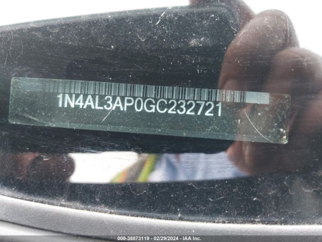 1N4AL3AP0GC232721 Nissan Altima 2.5/2.5 S/2.5 Sl/2.5 Sr/2.5 Sv