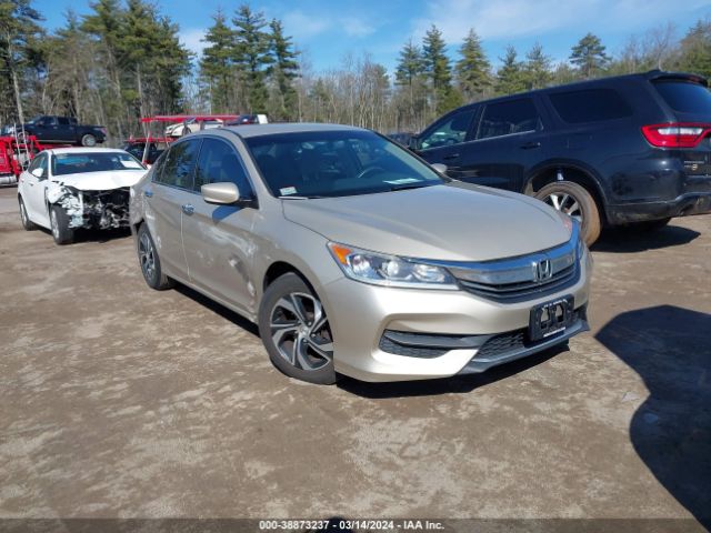 Auction sale of the 2016 Honda Accord Lx, vin: 1HGCR2F39GA027557, lot number: 38873237