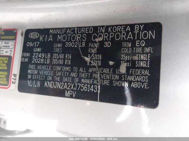 KNDJN2A2XJ7561431 KIA Soul
