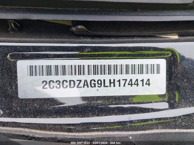 Dodge Challenger Sxt 2020 2C3CDZAG9LH174414 Image 9