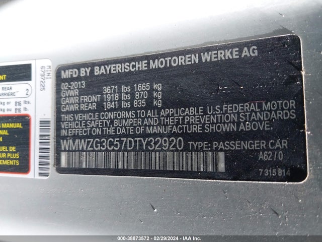 2013 MINI CLUBMAN WMWZG3C57DTY32920 Photo 8