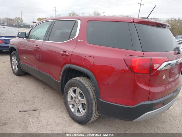 38873767 :رقم المزاد ، 1GKKNKLA2KZ296488 vin ، 2019 Gmc Acadia Sle-1 مزاد بيع
