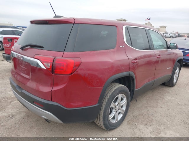 38873767 :رقم المزاد ، 1GKKNKLA2KZ296488 vin ، 2019 Gmc Acadia Sle-1 مزاد بيع