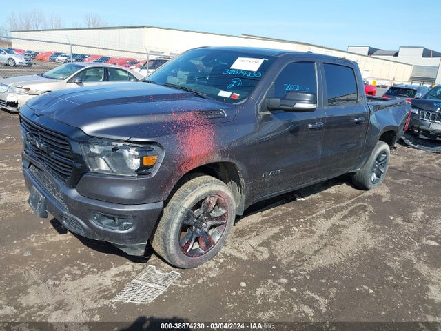 RAM 1500 Big Horn  4x4 5'7 Box 2021 1C6SRFFT8MN736171 Image 2