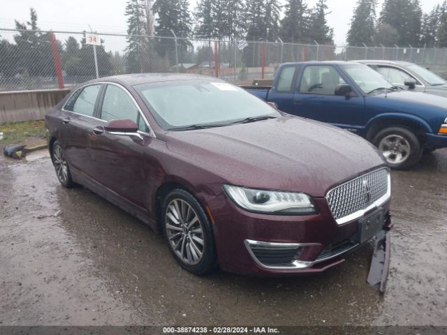 Aukcja sprzedaży 2017 Lincoln Mkz Select, vin: 3LN6L5C92HR604889, numer aukcji: 38874238