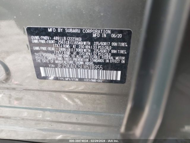 JF2SKADC5LH578955 Subaru Forester