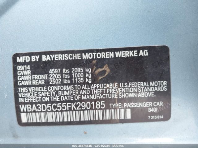 WBA3D5C55FK290185 BMW 328d Xdrive