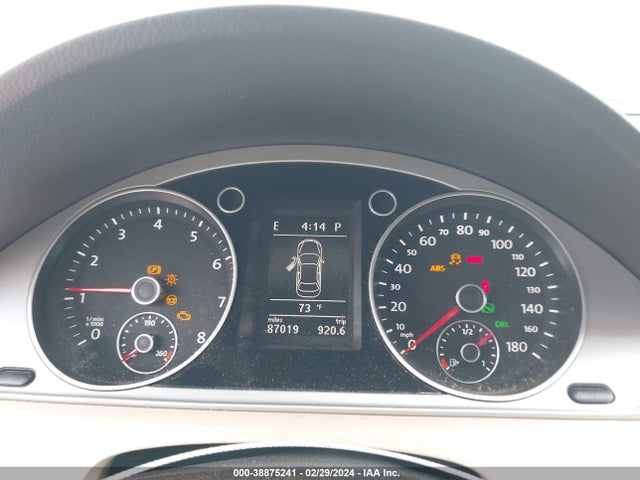 2012 VOLKSWAGEN CC SPORT VIN: WVWMN7ANXCE537536