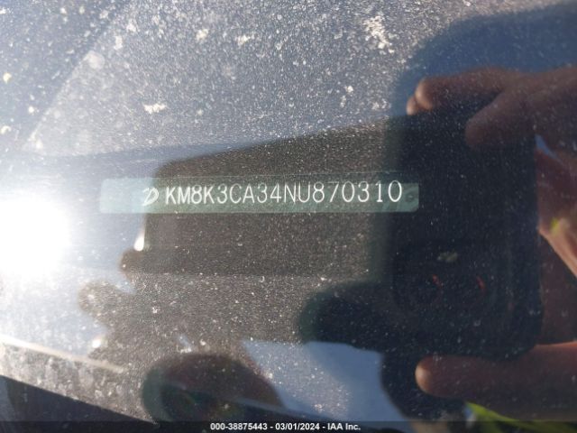 KM8K3CA34NU870310 Hyundai Kona N Line