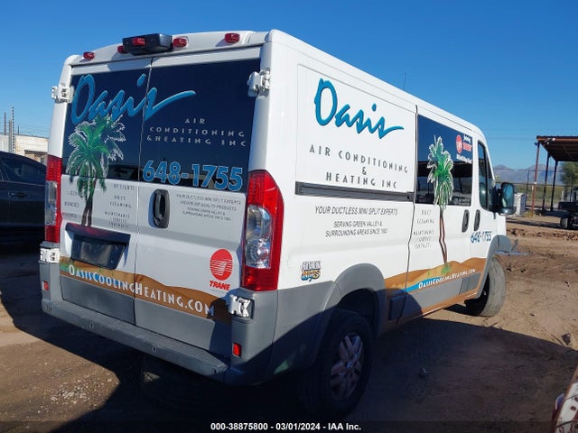 3C6TRVAGXGE100952 RAM Promaster 1500 Low Roof