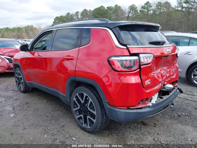 3C4NJCCB7JT181507 Jeep Compass Limited Fwd