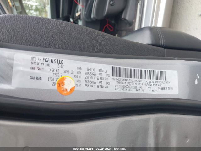 1C4RDHDGXJC159626 Dodge Durango Gt Rwd