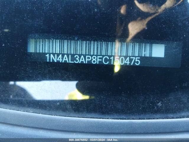 Nissan Altima 2.5 S 2015 1N4AL3AP8FC150475 Image 9