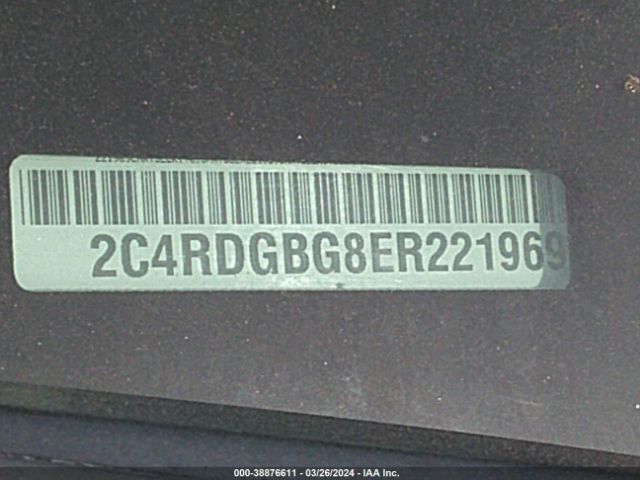 2C4RDGBG8ER221969 Dodge Grand Caravan Se