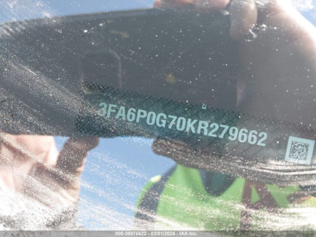 3FA6P0G70KR279662 Ford FUSION S