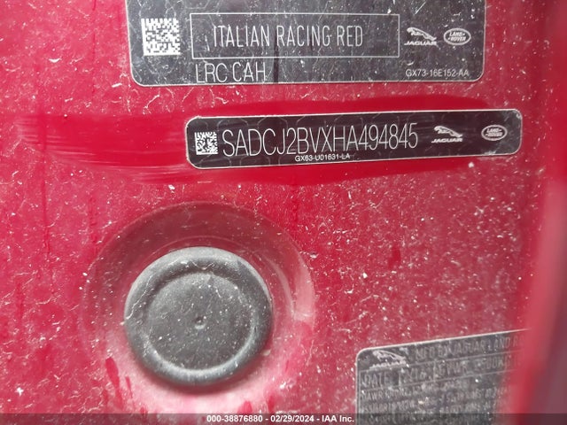 2017 JAGUAR F-PACE SADCJ2BVXHA494845 Photo 8