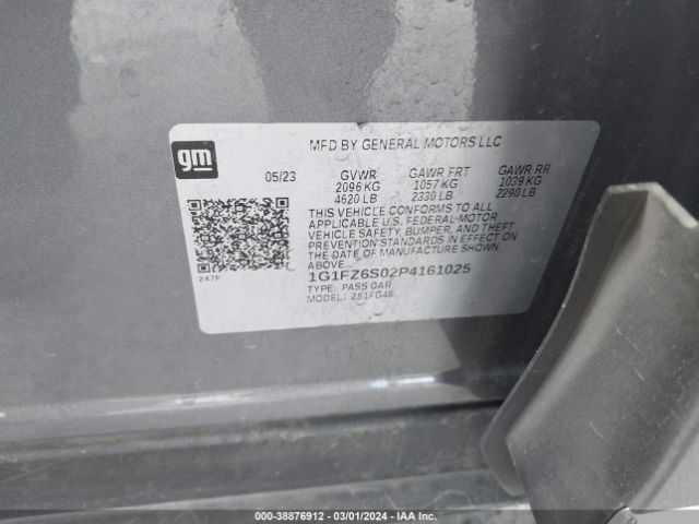 2023 CHEVROLET BOLT EUV 1G1FZ6S02P4161025 Photo 8
