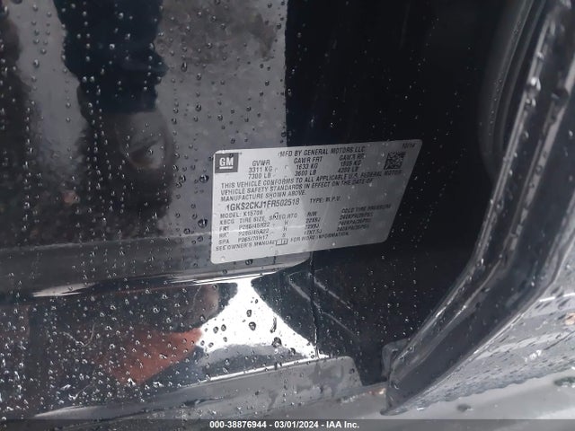 GMC YUKON DENALI 2015 1GKS2CKJ1FR502518 Image 9