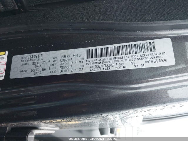 1C4BJWDG6HL509617 Jeep Wrangler Unlimited Sport 4x4