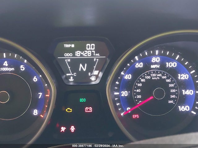 2013 HYUNDAI ELANTRA GLS VIN: 5NPDH4AEXDH235803