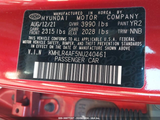 Hyundai Elantra N Line 2022 KMHLR4AF5NU240461 Image 9