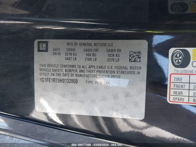 Chevrolet Camaro 1ss 2017 1G1FE1R79H0132860 Image 9