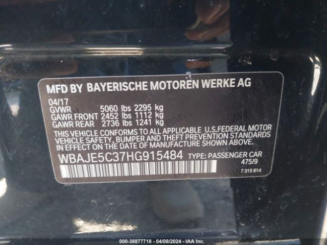 WBAJE5C37HG915484 BMW 540I