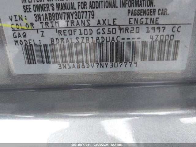 Nissan Sentra Sr Xtronic Cvt 2022 3N1AB8DV7NY307779 Image 9