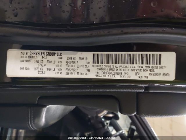 1C4RJFAG0EC242909 Jeep Grand Cherokee Laredo